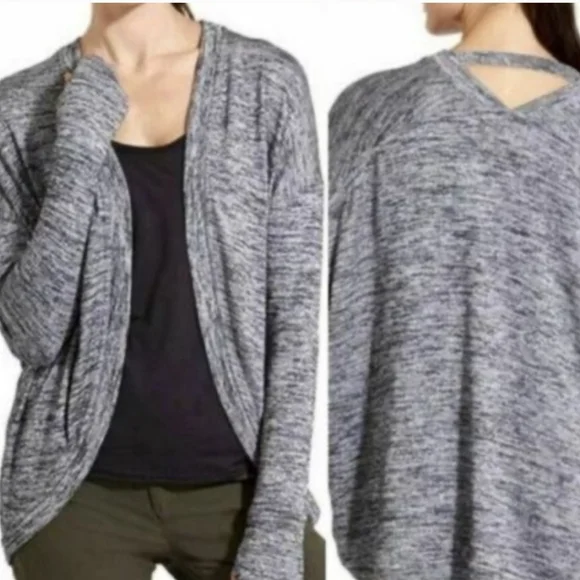 Athleta Pose Wrap Cardigan Grey Size S - Picture 2 of 6